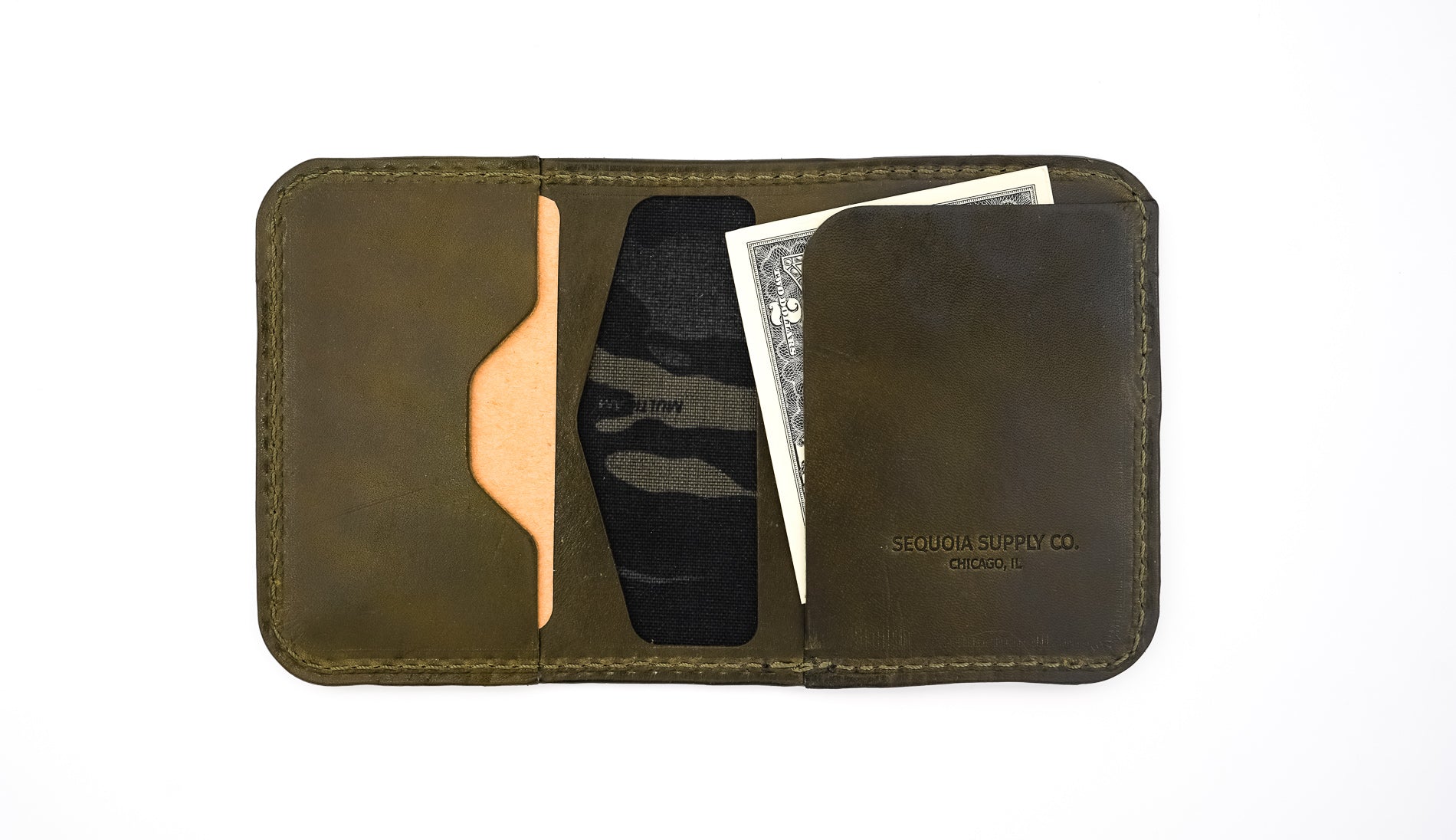 Pine Wallet - Olive - Sequoia Supply Co.