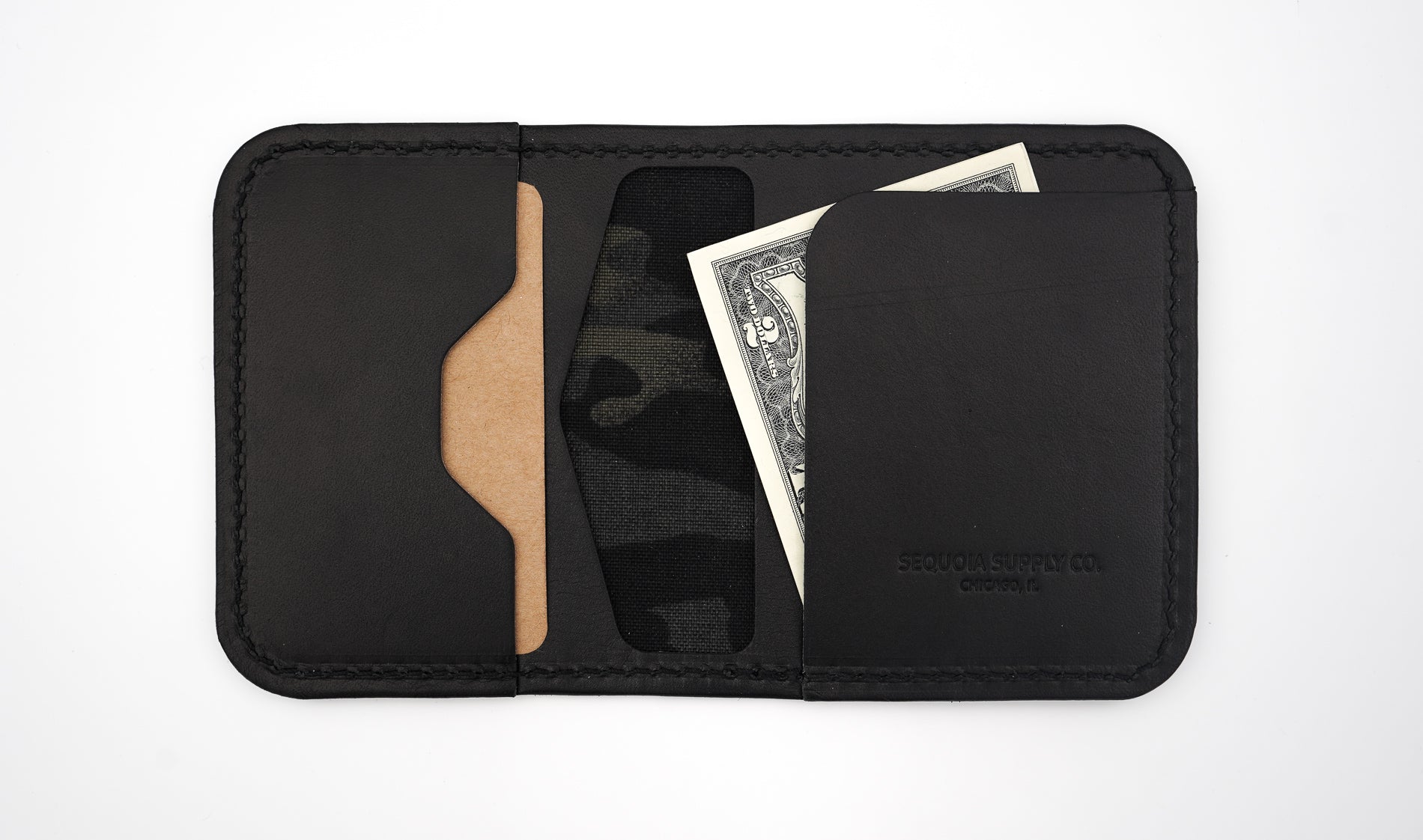 Pine Wallet - Black - Sequoia Supply Co.