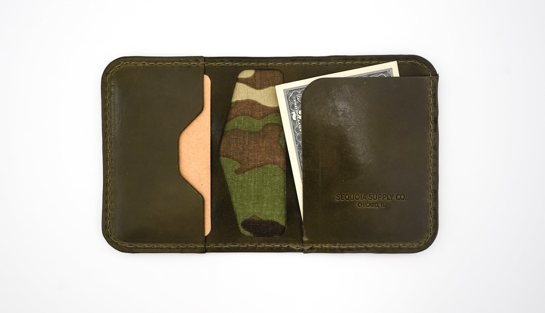 Pine Wallet - Olive - Sequoia Supply Co.