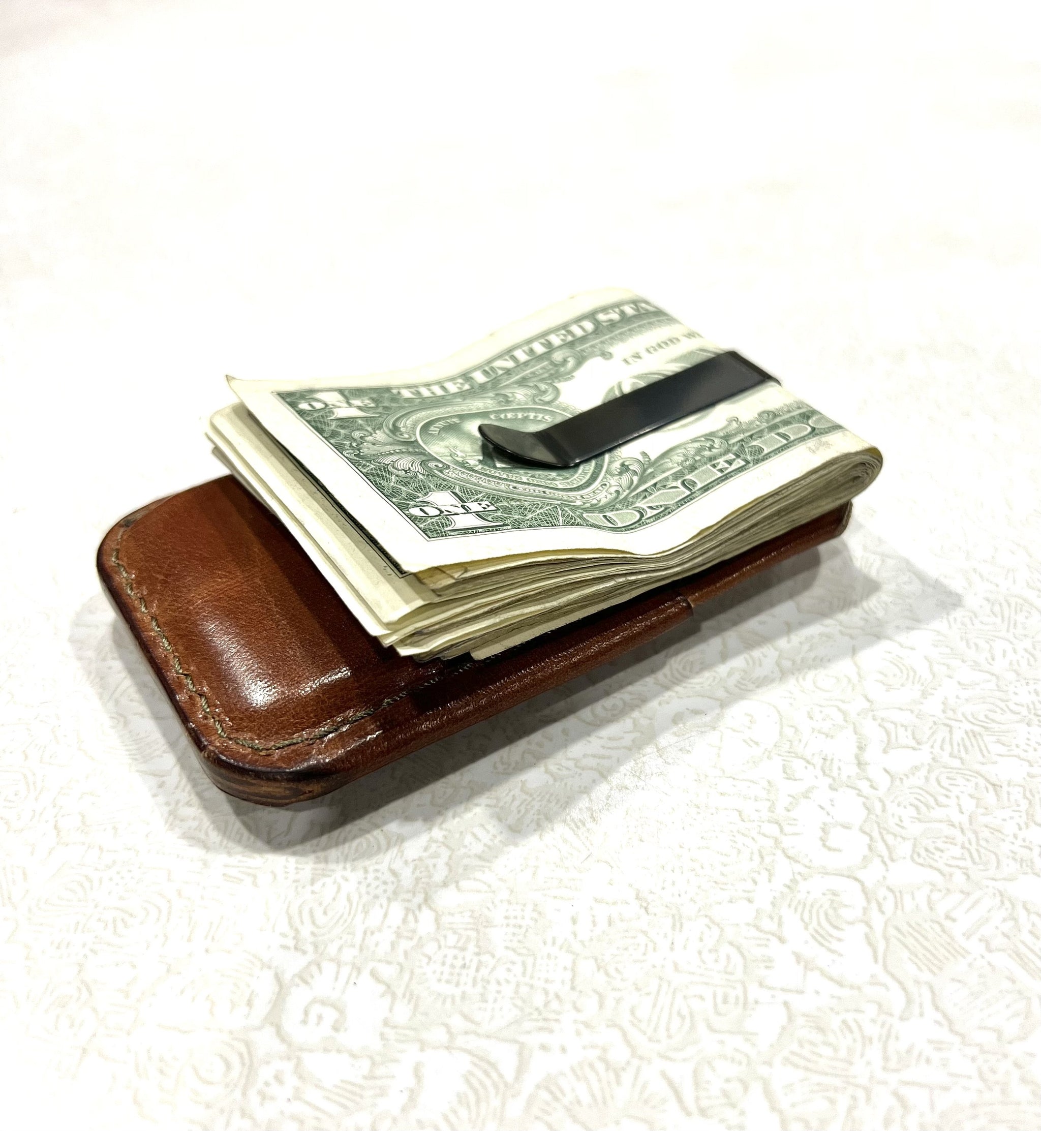 Cedar Card Holder / Money Clip - Olive - Sequoia Supply Co.